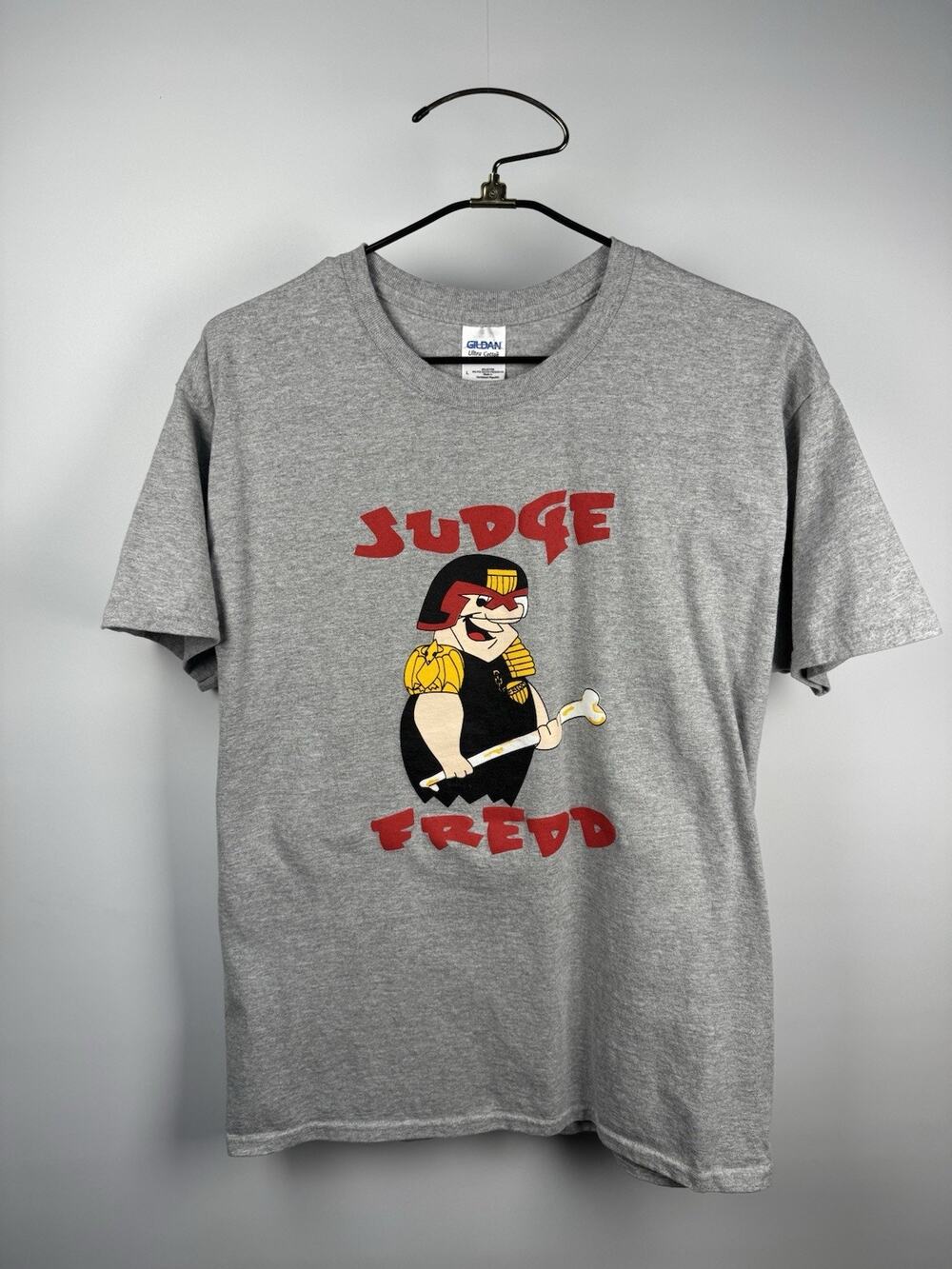 Vintage The Flintstones Judge Fredd Judge Dredd Comics Movie Parody Large 22x29